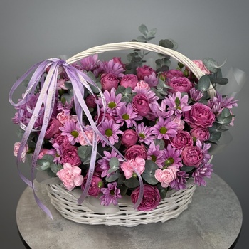 Цветы в корзине Кэндел
