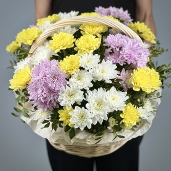 Цветы в корзине Сюрприз
