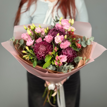 Букет Розовый калейдоскоп