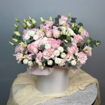 Цветы в коробке Элегия нежности