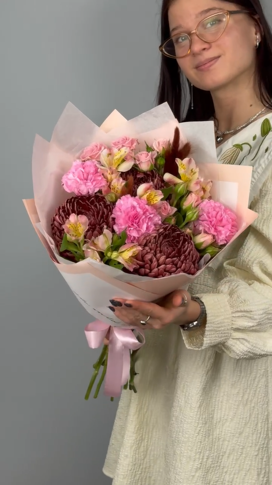 Букет Мамин поцелуй