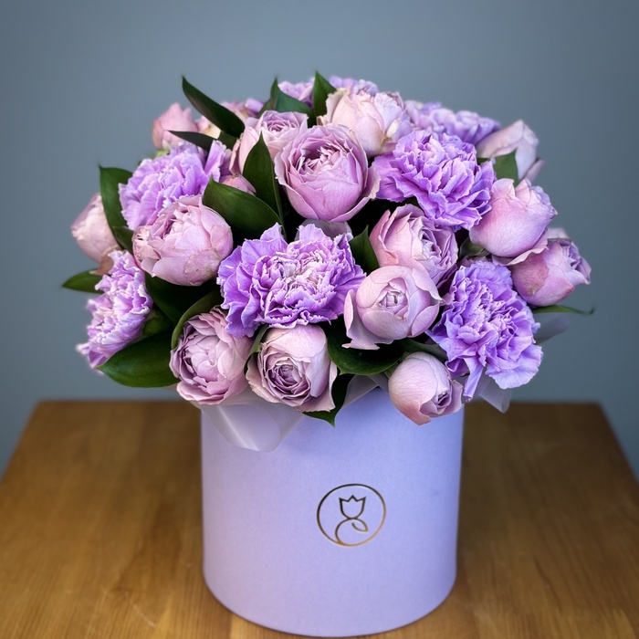 Цветы в коробке Музыкальная шкатулка