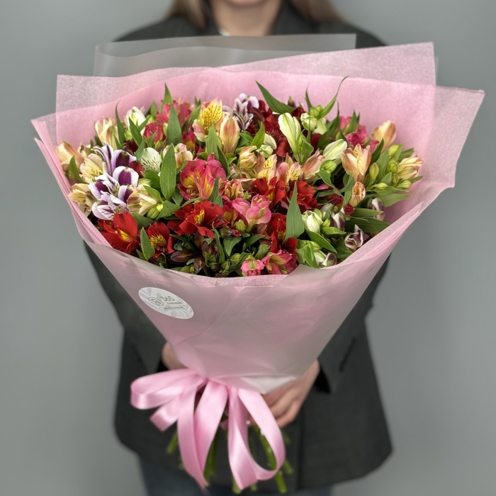 Букет из 21 альстромерий микс