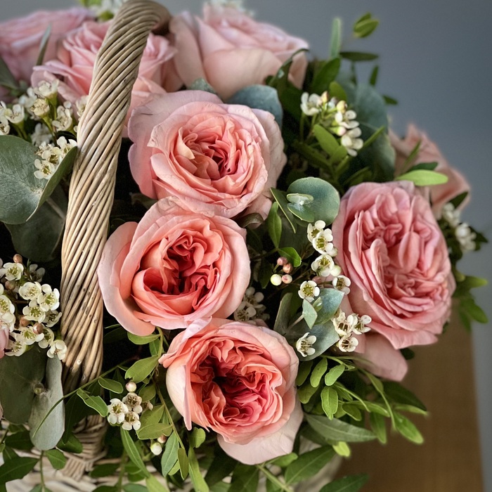 Цветы в корзине Мармелад