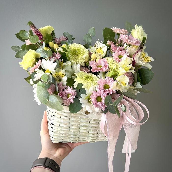 Цветы в корзине Воздух