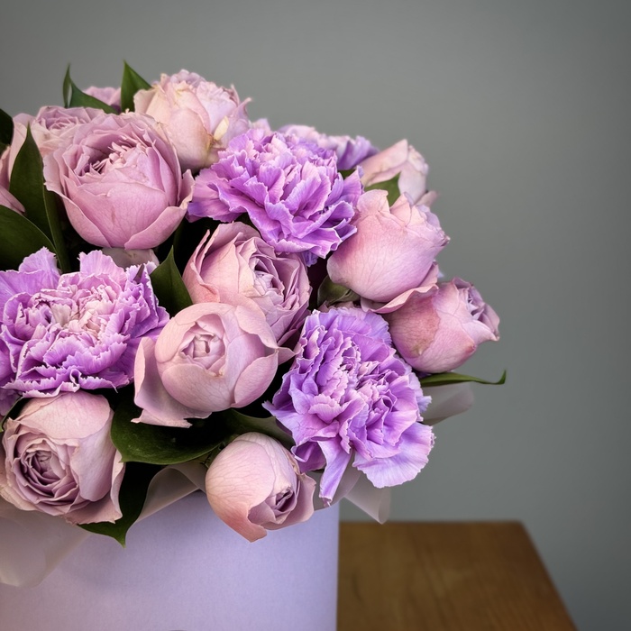 Цветы в коробке Музыкальная шкатулка