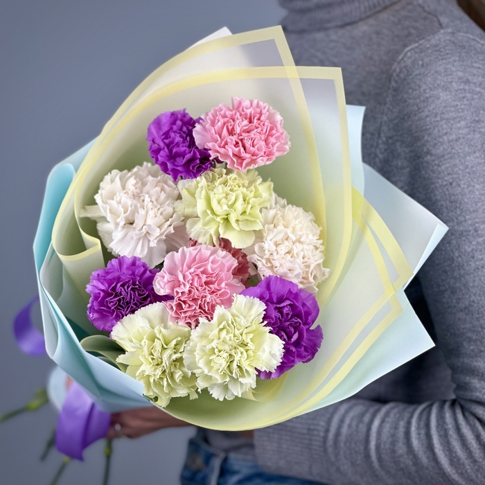 Букет из 1 гвоздик микс