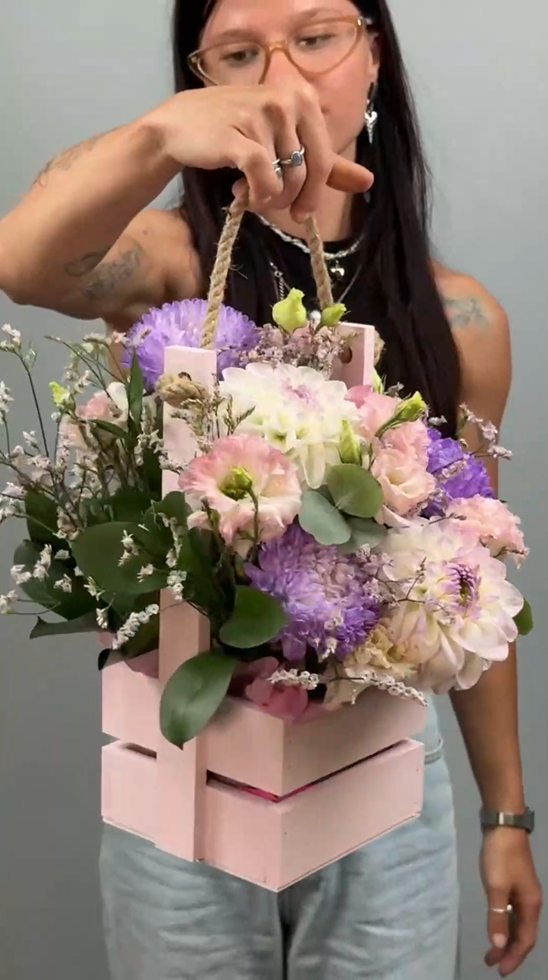 Цветы в ящике Лунный свет