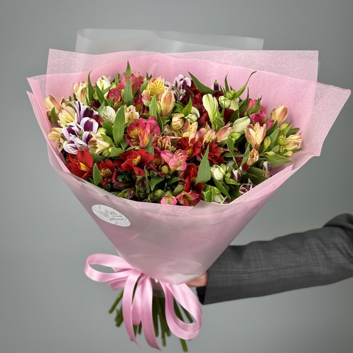 Букет из 21 альстромерий микс