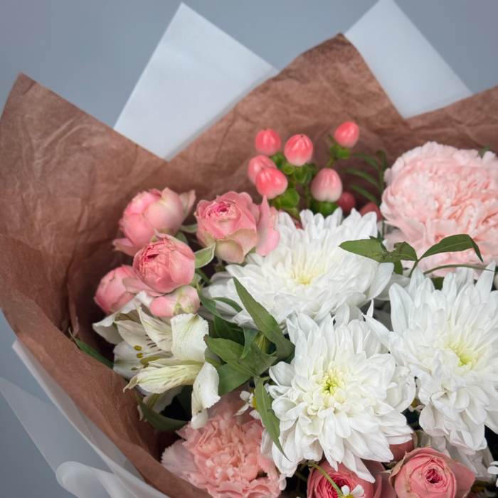 Букет Клубничное мороженое