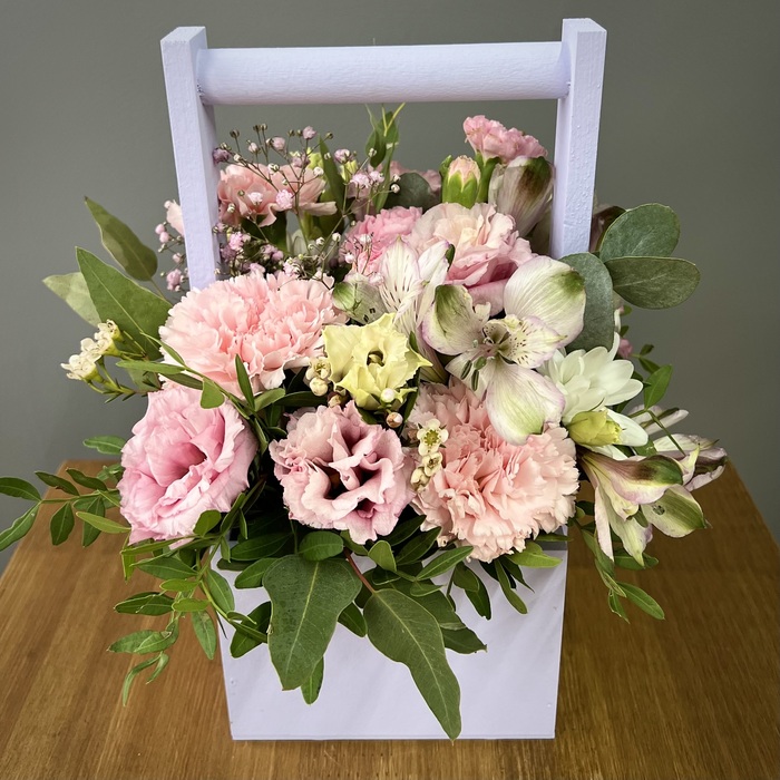 Цветы в ящике Дюймовочка