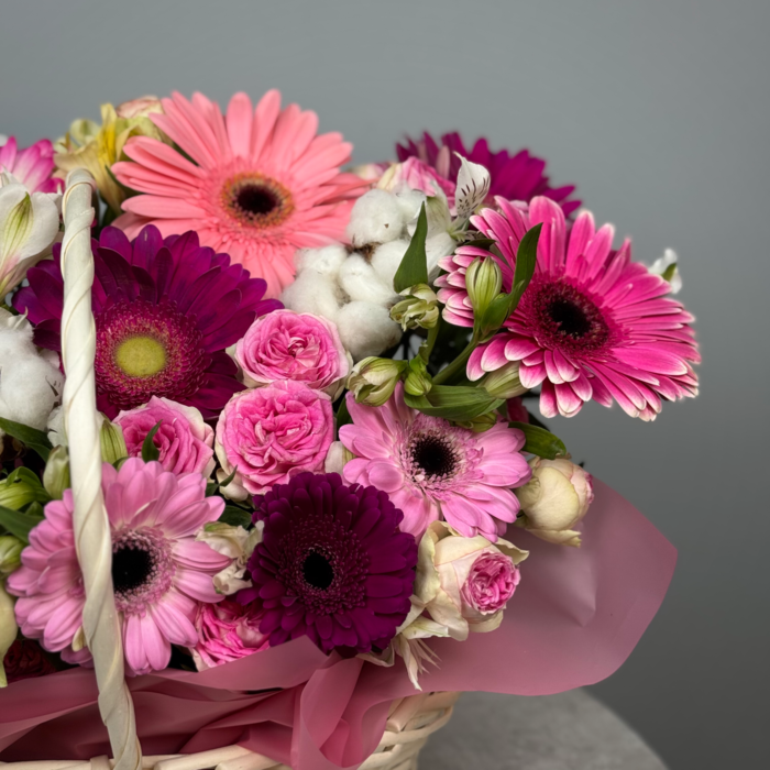 Цветы в корзине Чудеса природы