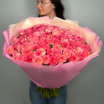 Букет из 71 розы Джумилия 70 см