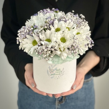 Цветы в коробке Лето