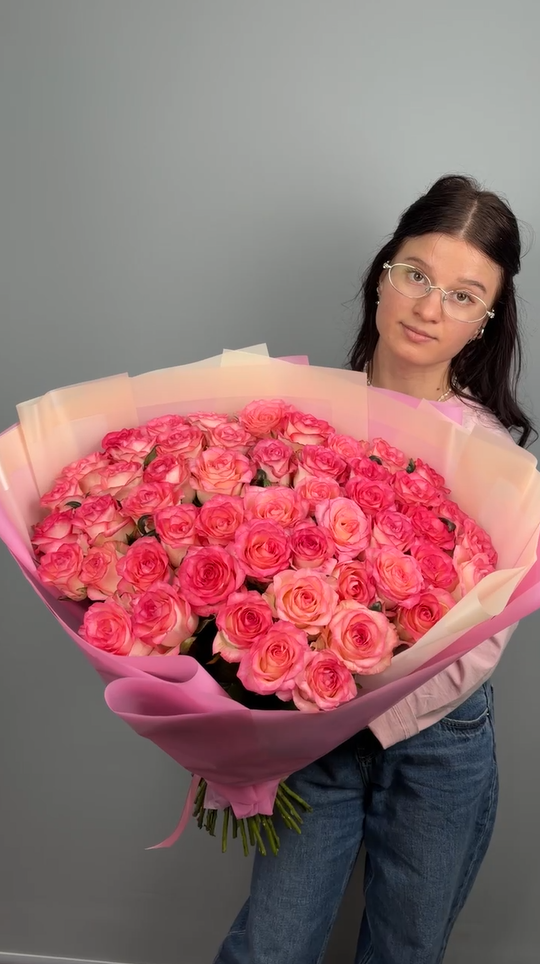 Букет из 51 розы Джумилия 50 см