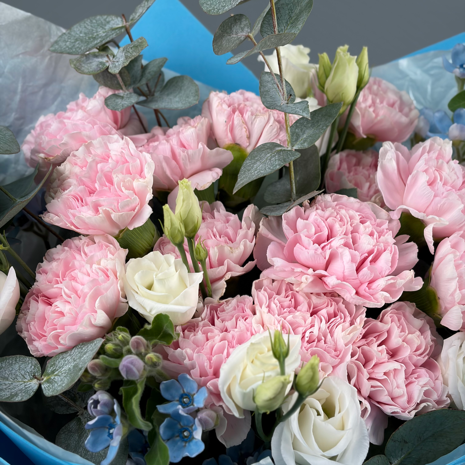 Букет Небо в розовых облаках