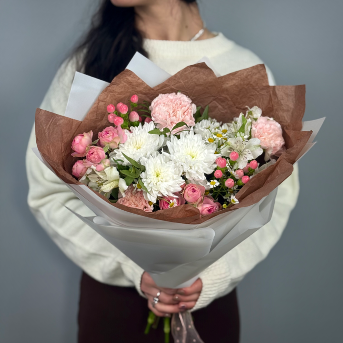 Букет Клубничное мороженое