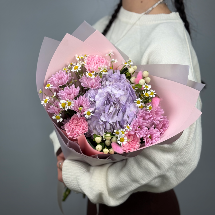 Букет Розовый эликсир