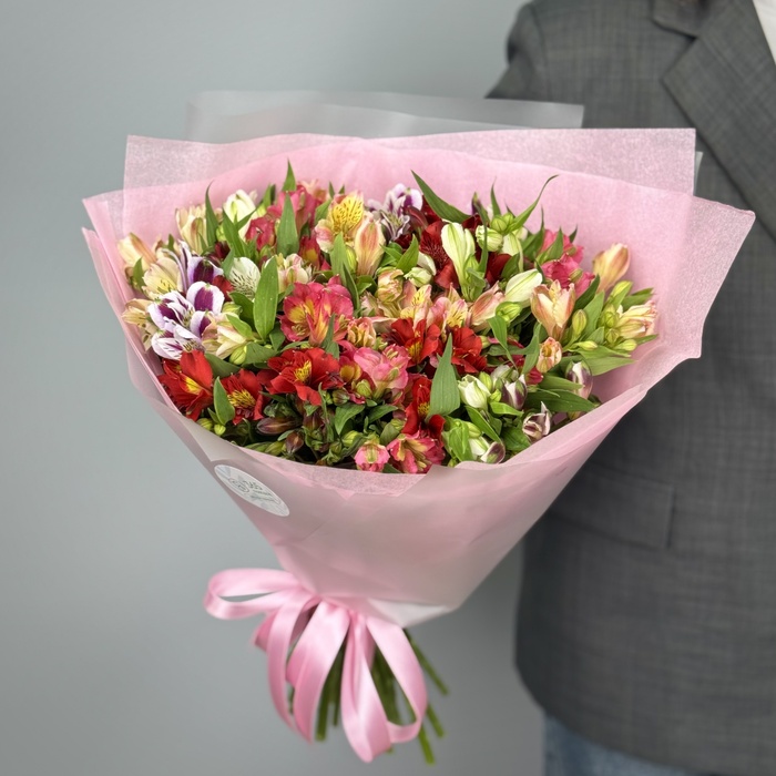 Букет из 21 альстромерий микс