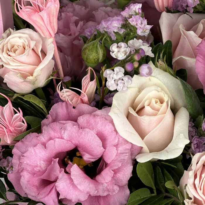 Цветы в ящике Заря