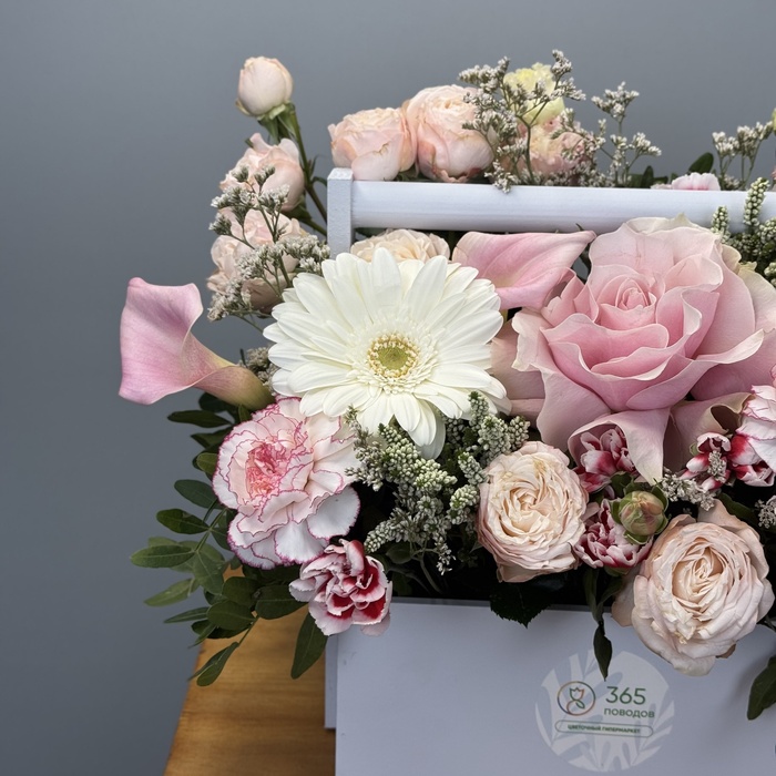 Цветы в ящике Альфина