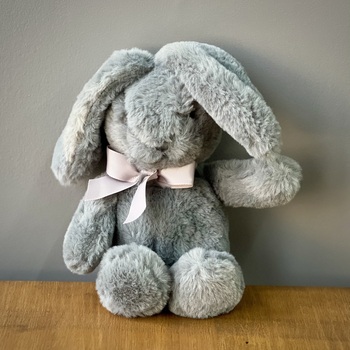 Заяц 25 см (цвет серый)