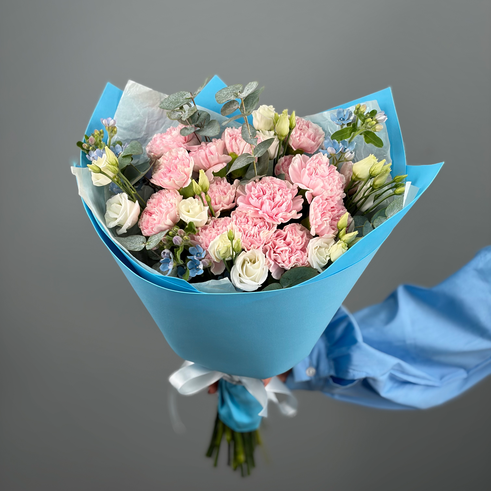 Букет Небо в розовых облаках