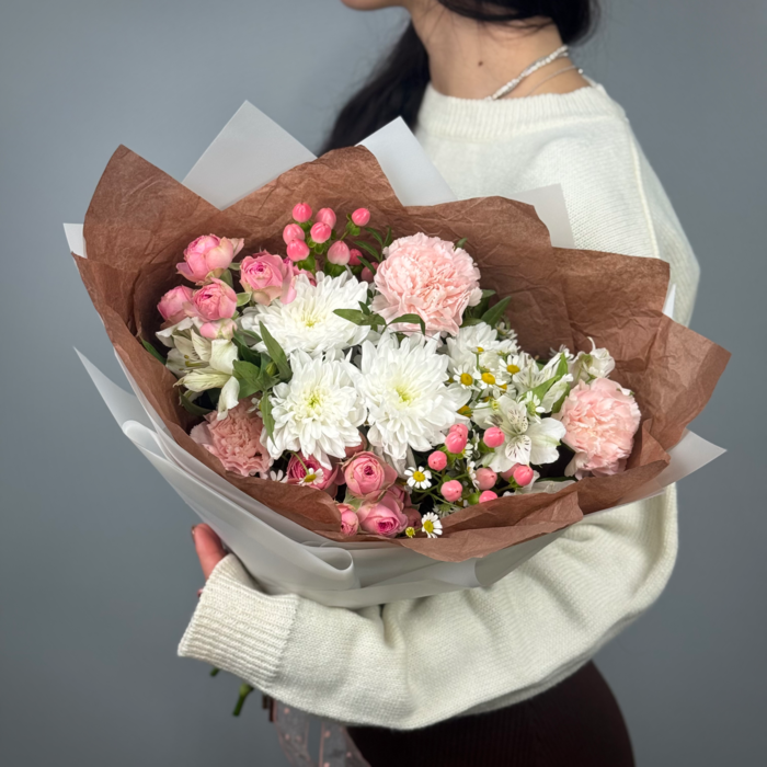 Букет Клубничное мороженое