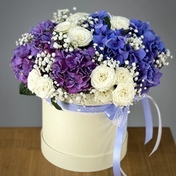 Цветы в коробке Холодное сердце