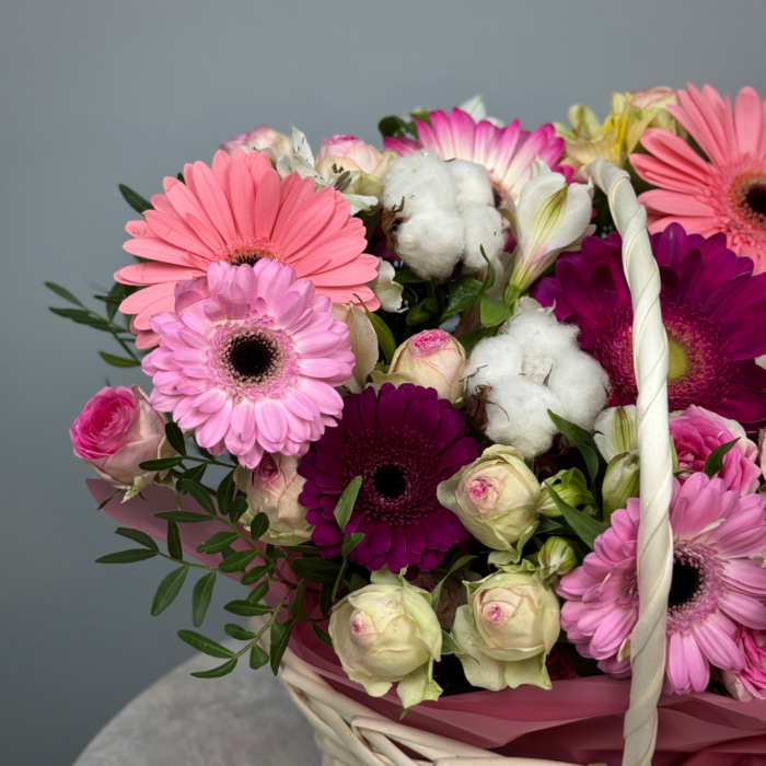 Цветы в корзине Чудеса природы